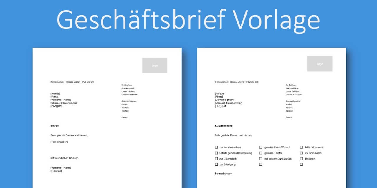 Geschaftsbrief Vorlage Schweiz Kostenlose Word Vorlage Vorla Ch