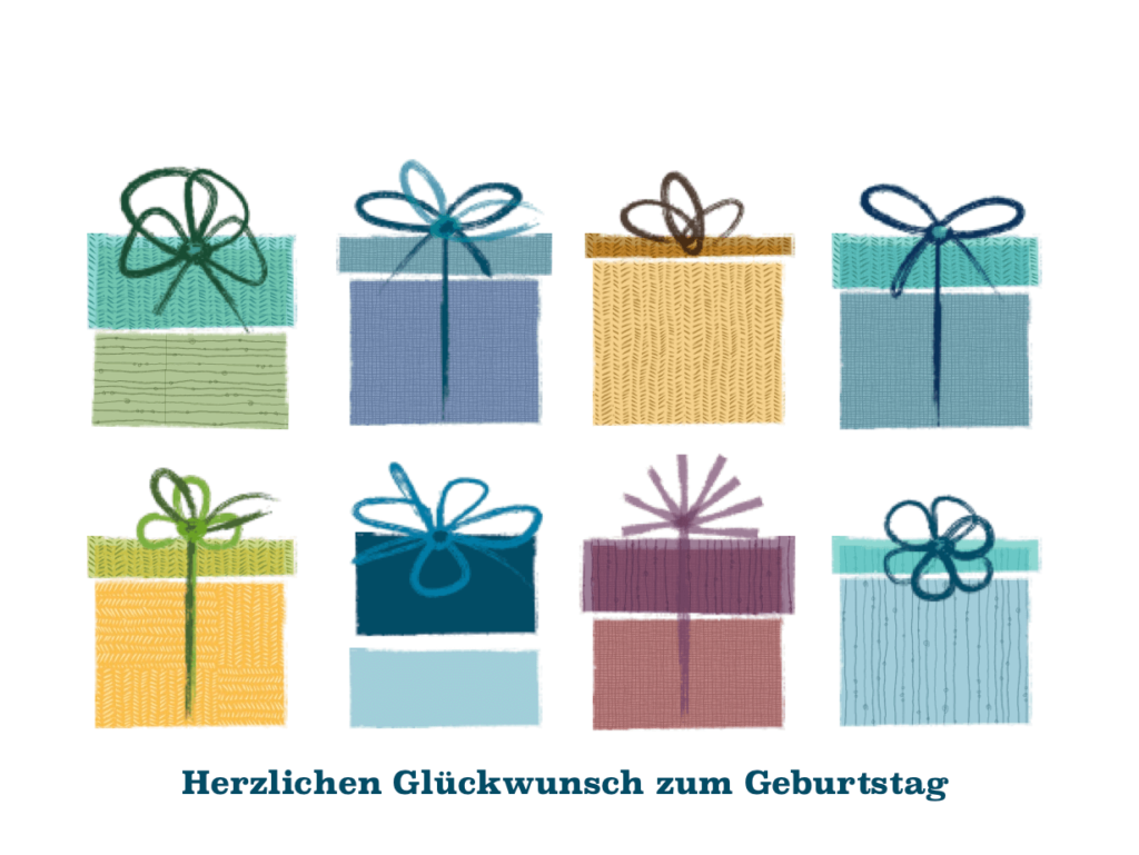 Geburtstagskarten zum Ausdrucken - kostenlose Vorlagen