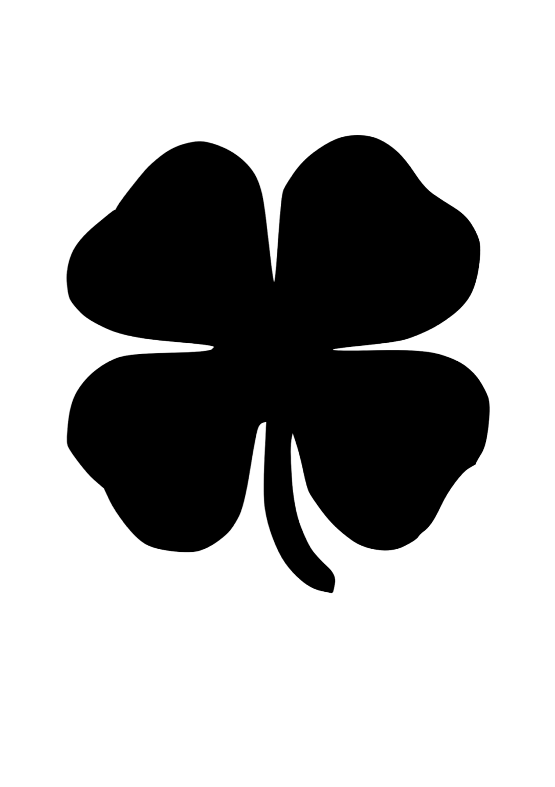 Kleeblatt Vorlage Gl cksbringer Vorlagen Zum Ausdrucken Kleeblatt Vorlage Gl cksbringer Vorlagen Zum Ausdrucken