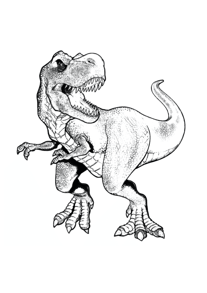 Malvorlage Tyrannosaurus Rex
