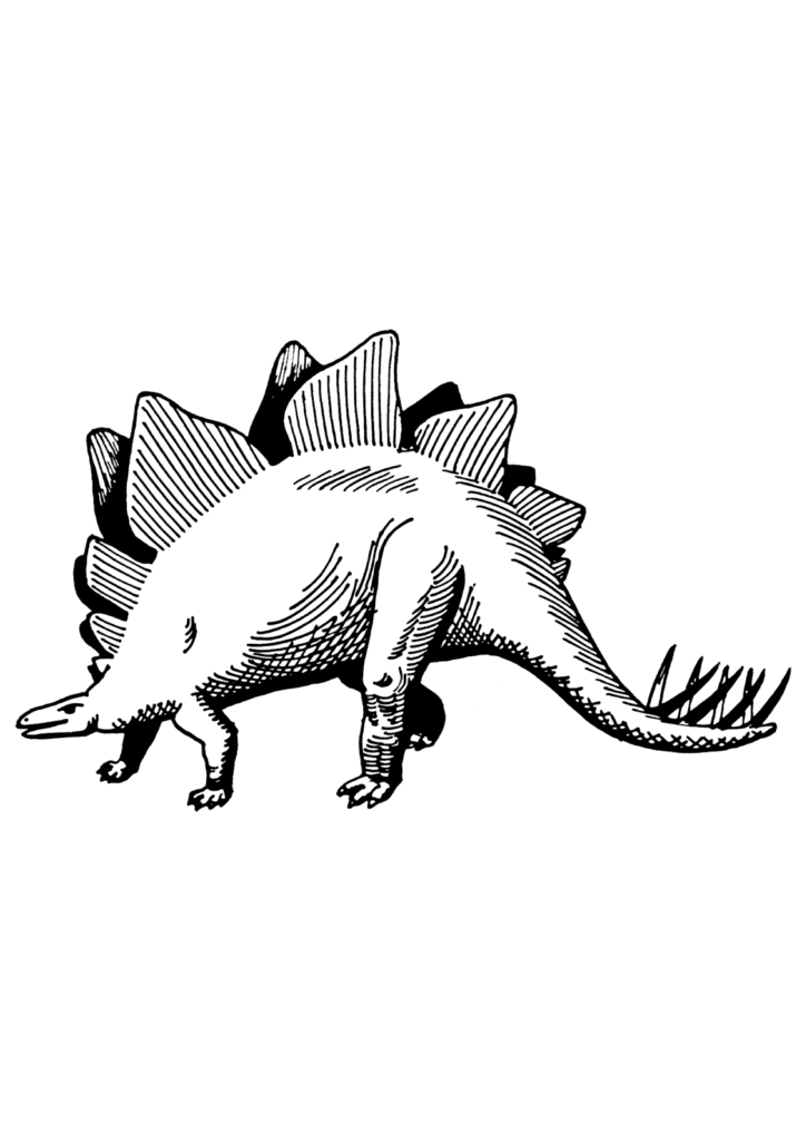 Malvorlage Stegosaurus
