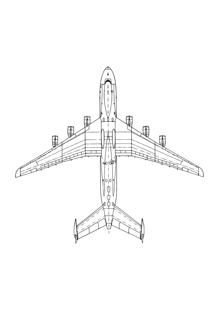 Ausmalbilder zum ausdrucken Flugzeug