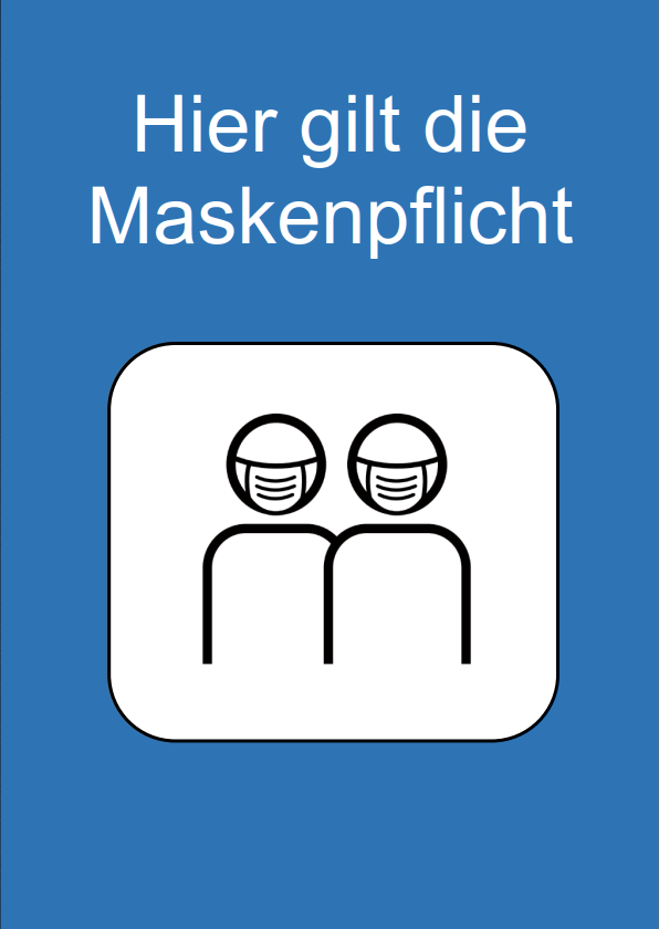 Plakat Maskenpflicht Schweiz zum Ausdrucken
