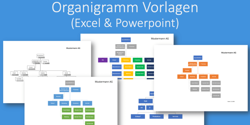 Organigramm Erstellen Mit Vorlage Excel Powerpoint Vorla Ch