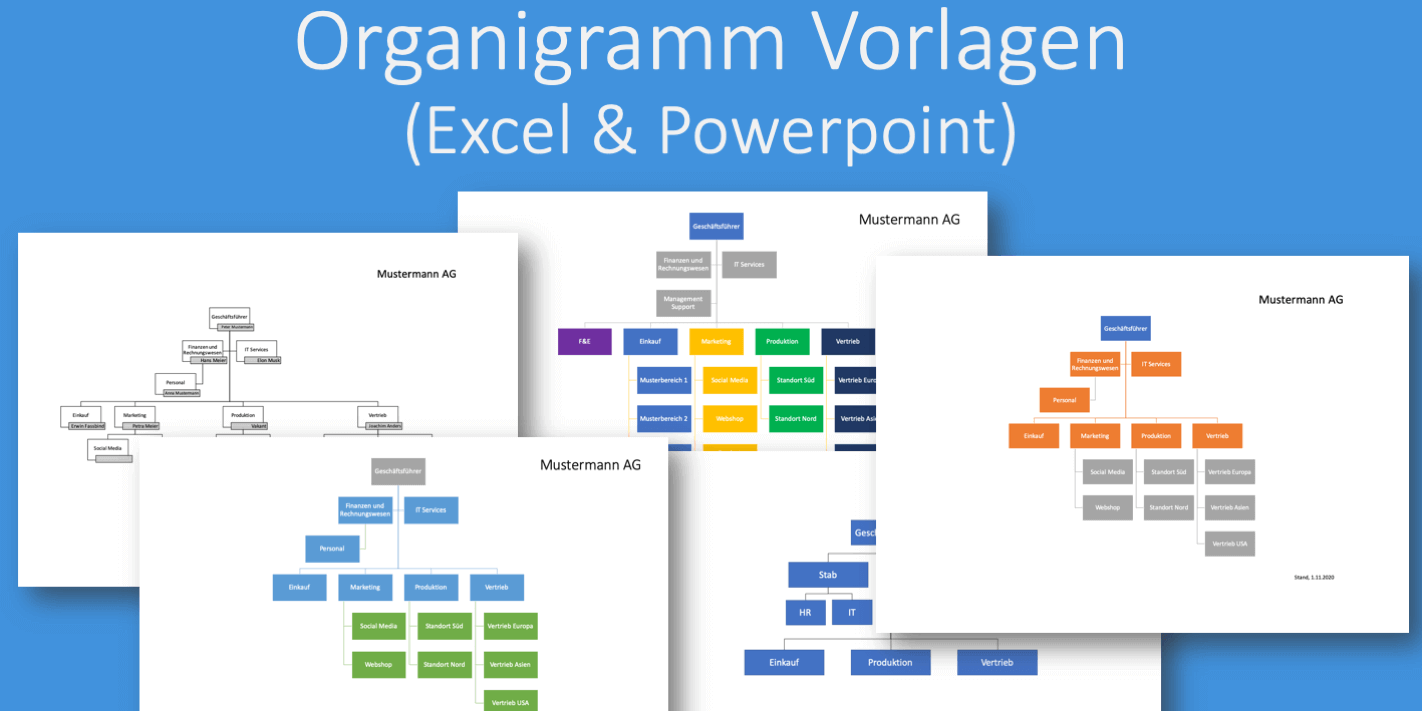 Organigramm Vorlage Header