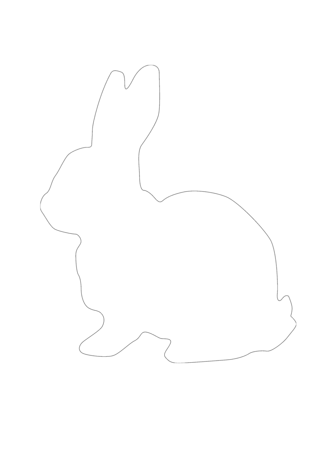 Osterhase Vorlage Als Word PDF Zum Ausdrucken Vorla ch Osterhase Vorlage Als Word PDF Zum Ausdrucken Vorla ch