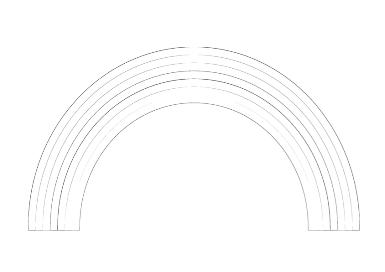 Regenbogen Vorlage zum Ausdrucken und Ausmalen - Vorla.ch