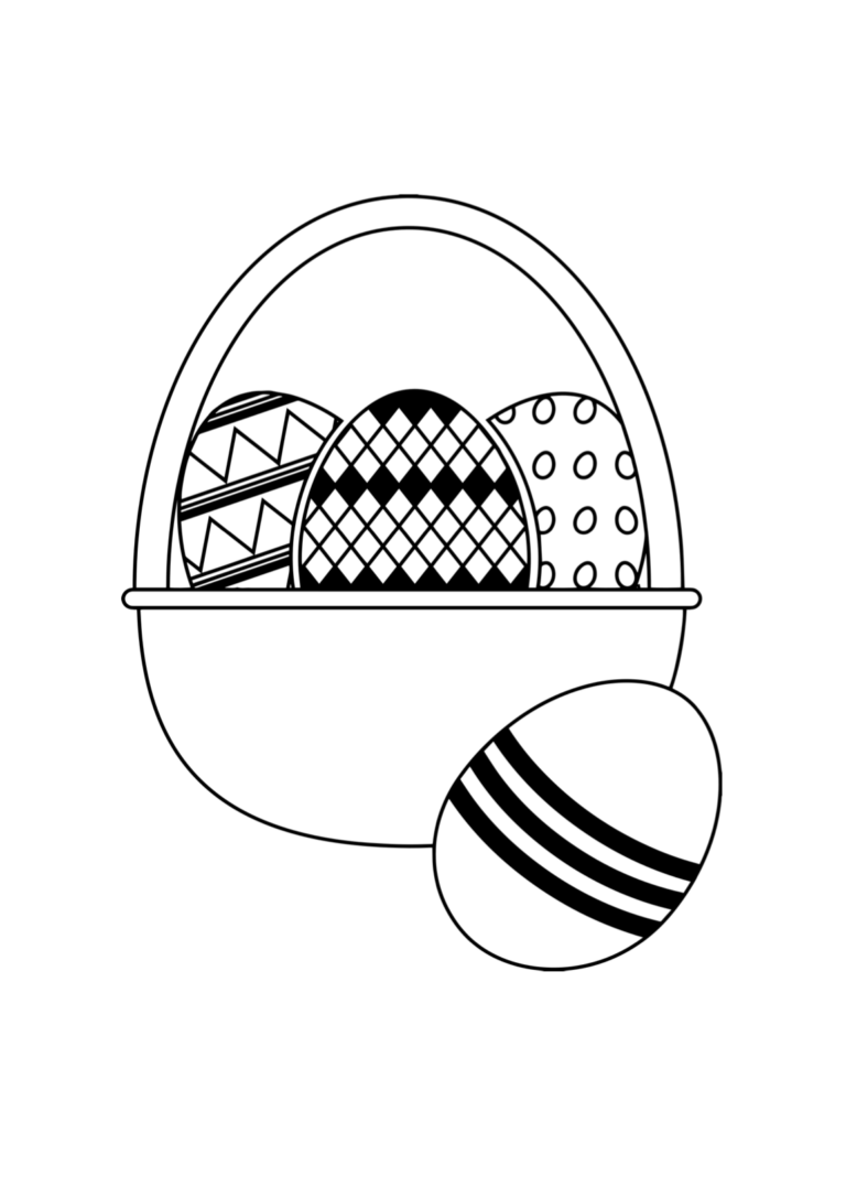 Osterei Vorlage zum Ausdrucken (PDF & Word) - Vorla.ch