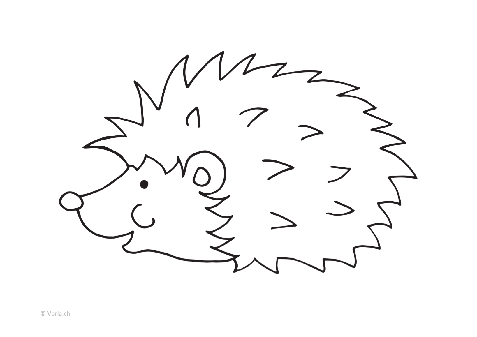 Igel Vorlage Zum Ausdrucken Und Basteln Vorla ch Igel Vorlage Zum Ausdrucken Und Basteln Vorla ch