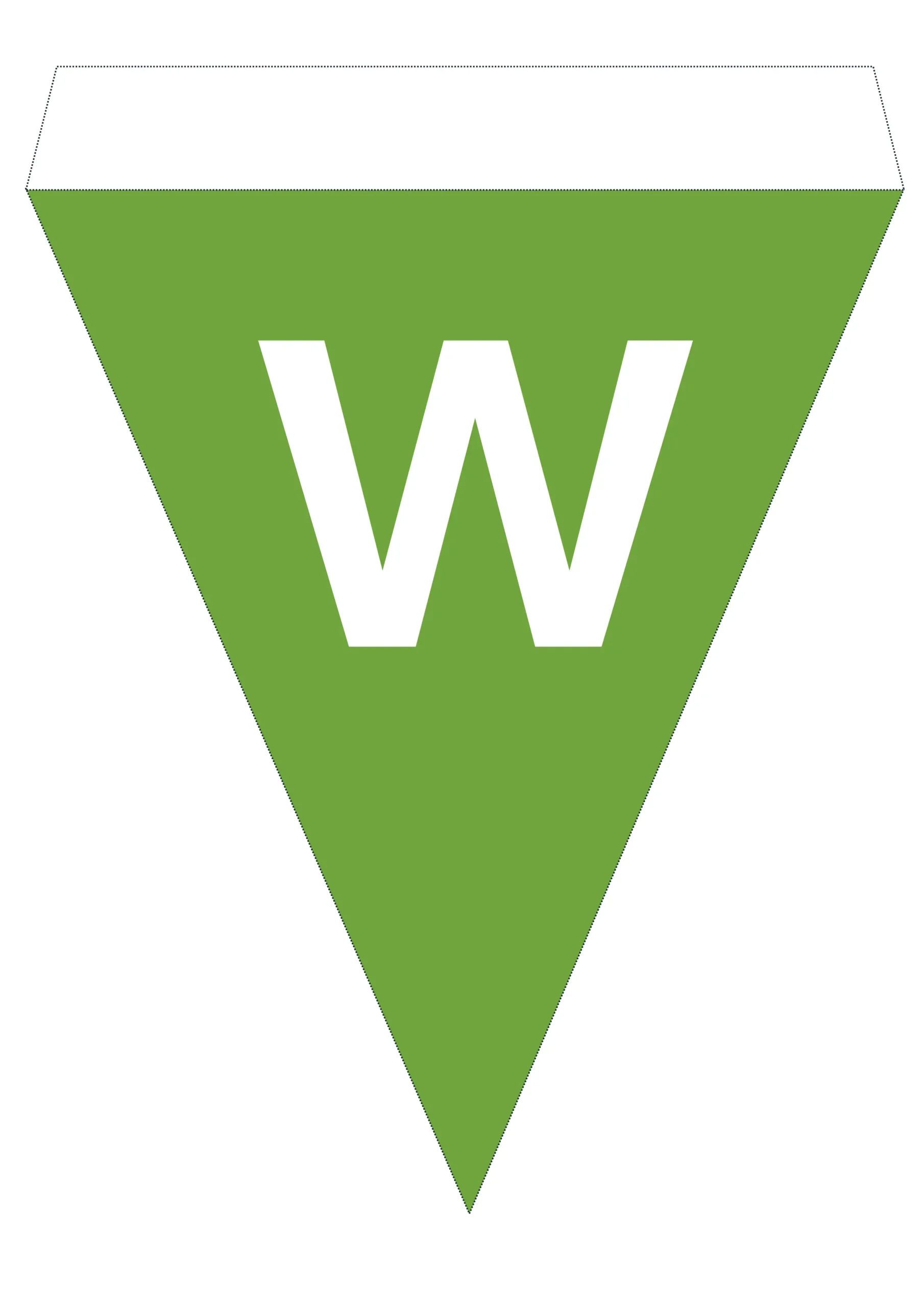 Download Wimpel-Kette Vorlage Wimpel Kette Vorlage Welcome Back