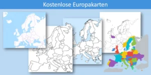 Europakarte zum Ausdrucken